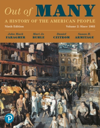 Cover image: Out of Many: A History of the American People, Volume 2 (Pearson+) 9th edition 9780135298534