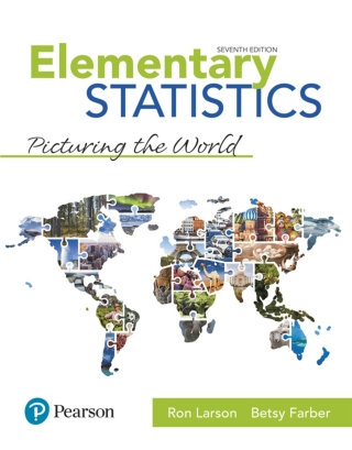 Cover image: Elementary Statistics: Picturing the World (Pearson+) 7th edition 9780137956258
