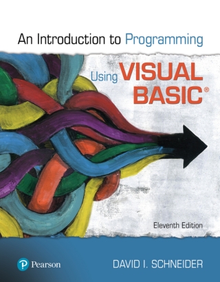Cover image: Introduction to Programming Using Visual Basic (Pearson+) 11th edition 9780135416037