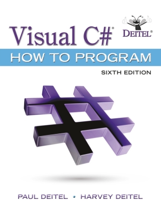 Cover image: Visual C# How to Program (Pearson+) 6th edition 9780134601540
