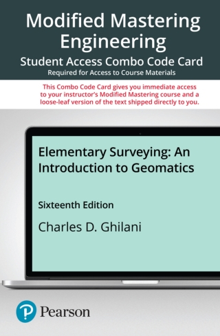 Cover image: Mastering Engineering with Pearson eText + Print Combo Access Code for Elementary Surveying: An Introduction to Geomatics 16th edition
