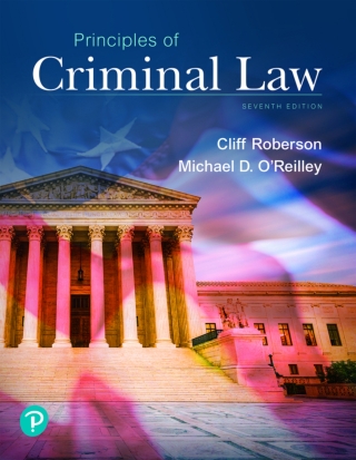 Cover image: Principles of Criminal Law (Pearson+) 7th edition 9780135186282