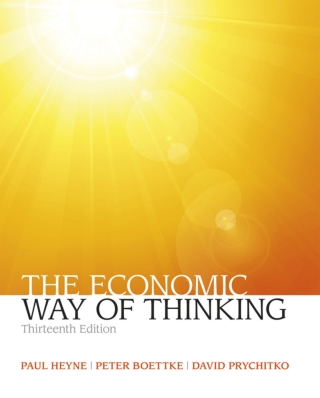 Cover image: The Economic Way of Thinking (Pearson+) 13th edition 9780132991292