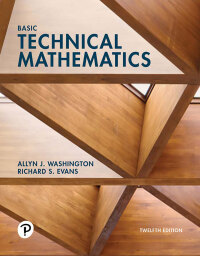 Cover image: Basic Technical Mathematics 12th edition 9780137529896