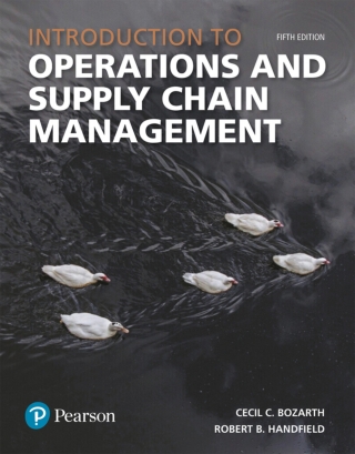 Cover image: Introduction to Operations and Supply Chain Management (Pearson+) 5th edition 9780134740904