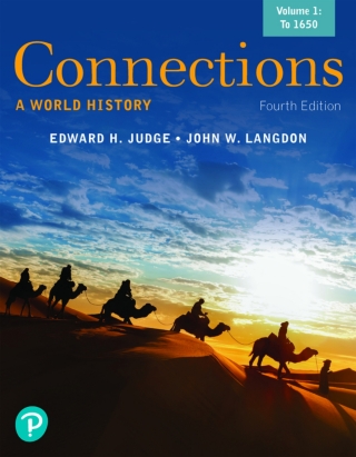 Cover image: Connections: A World History, Volume 1 (Pearson+) 4th edition 9780135199039