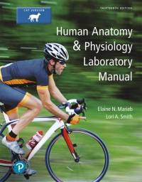 Cover image: Human Anatomy & Physiology Laboratory Manual, Cat Version (Pearson+) 13th edition 9780134632339