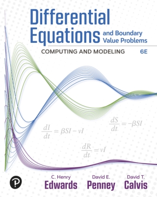 Cover image: Pearson eText for Differential Equations and Boundary Value Problems: Computing and Modeling -- Instant Access (Pearson+) 6th edition 9780137540402