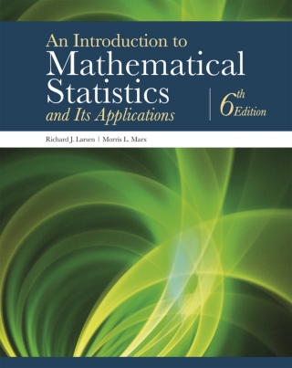 Cover image: An Introduction to Mathematical Statistics and Its Applications (Pearson+) 6th edition 9780134114217