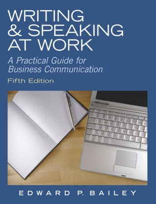 Cover image: Writing & Speaking at Work (Pearson+) 5th edition 9780136088554