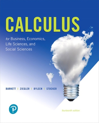 Cover image: Calculus for Business, Economics, Life Sciences, and Social Sciences (Pearson+) 14th edition 9780134678092