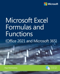 Imagen de portada: Microsoft Excel Formulas and Functions (Office 2021 and Microsoft 365) 1st edition 9780137559404