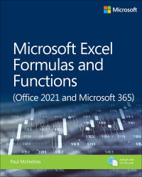 Imagen de portada: Microsoft Excel Formulas and Functions (Office 2021 and Microsoft 365) 1st edition 9780137559404