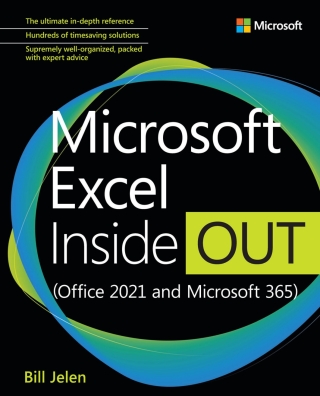 Cover image: Microsoft Excel Inside Out (Office 2021 and Microsoft 365) 1st edition 9780137559534