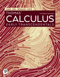 Cover image: Thomas' Calculus: Early Transcendentals 15th edition 9780137559893