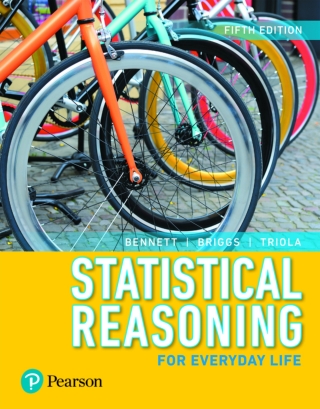 Cover image: Statistical Reasoning for Everyday Life (Pearson+) 5th edition 9780134508382