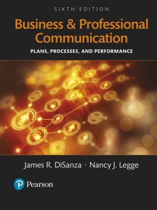 Cover image: Business and Professional Communication: Plans, Processes, and Performance (Pearson+) 6th edition 9780134238425