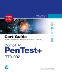 Cover image: CompTIA PenTest+ PTO-002 2nd edition 9780137566068