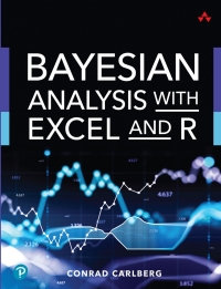 Imagen de portada: Bayesian Analysis with Excel and R 1st edition 9780137580989