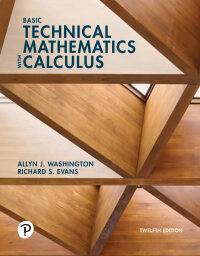 Cover image: Basic Technical Mathematics with Calculus 12th edition 9780137582600