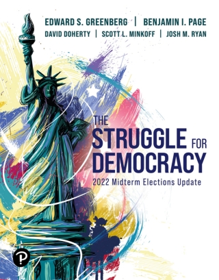Cover image: The Struggle for Democracy, 2022 Midterm Elections Update (Pearson+) 13th edition 9780136901051