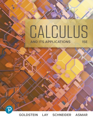 Cover image: Calculus & Its Applications (Pearson+) 15th edition 9780137590612