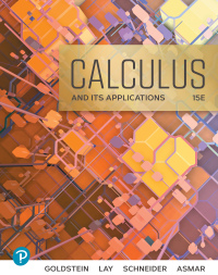 Cover image: Calculus & Its Applications 15th edition 9780137590612