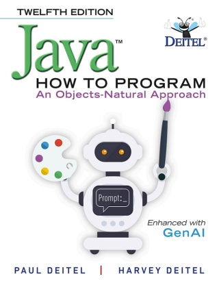 Cover image: Java How to Program 12th edition 9780137598670