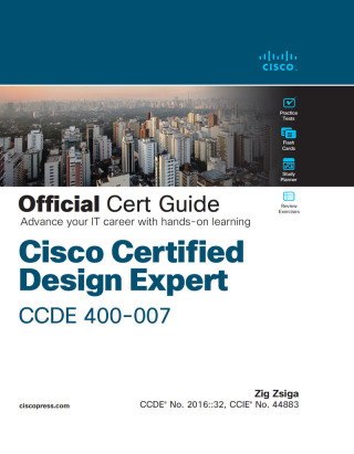 Imagen de portada: Cisco Certified Design Expert (CCDE 400-007) Official Cert Guide 1st edition 9780137601042