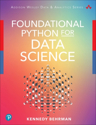 Cover image: Foundational Python for Data Science (Pearson+) 1st edition 9780136624356