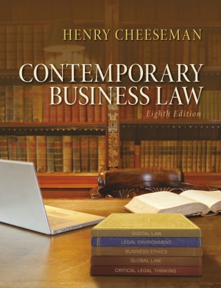 Cover image: Contemporary Business Law (Pearson+) 8th edition 9780133471083