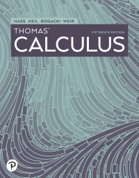 Cover image: Thomas' Calculus 15th edition 9780137615582