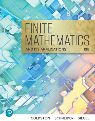 Cover image: Finite Mathematics & Its Applications 13th edition 9780137616619
