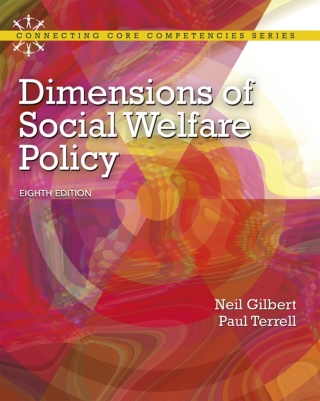 Cover image: Dimensions of Social Welfare Policy (Pearson+) 8th edition 9780205149841