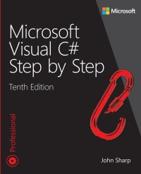 Cover image: Microsoft Visual C# Step by Step 10th edition 9780137619832