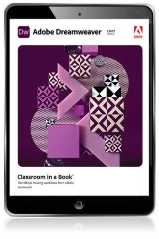 Cover image: Adobe Dreamweaver Classroom in a Book (2022 release) (Pearson+) 1st edition 9780137623303