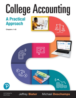Cover image: College Accounting: A Practical Approach (Pearson+) 15th edition 9780137703807