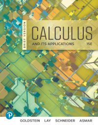 Cover image: Calculus & Its Applications, Brief Version 15th edition 9780137638598