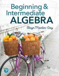 Cover image: Beginning & Intermediate Algebra 7th edition 9780137644520