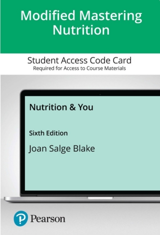 Cover image: Mastering Nutrition with Pearson eText Access Code for Nutrition & You 6th edition 9780137652846