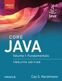 Imagen de portada: Core Java, Volume I: Fundamentals 12th edition 9780137673629