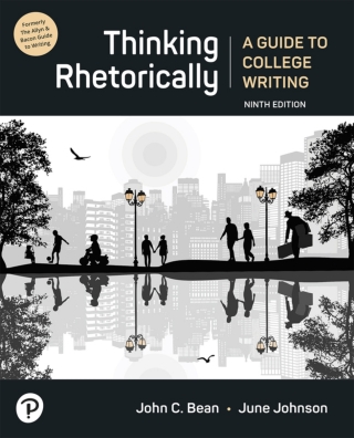 Cover image: Thinking Rhetorically: A Guide to College Writing (Pearson+) 9th edition 9780137678587