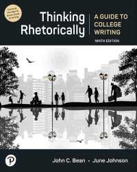Cover image: Thinking Rhetorically: A Guide to College Writing 9th edition 9780137678587