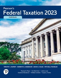 Cover image: Pearson's Federal Taxation 2023 Individuals 36th edition 9780137700127