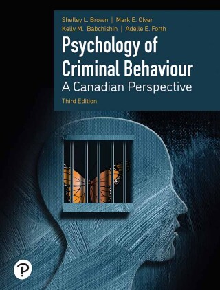 Cover image: Psychology of Criminal Behaviour 3rd edition 9780137703371
