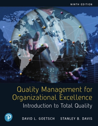 Cover image: Quality Management for Organizational Excellence (Pearson+) 9th edition 9780135577325