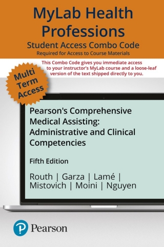 MyLab Health Professions with Pearson eText + Print Combo Access