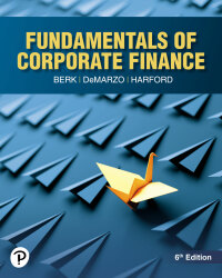 Cover image: Fundamentals of Corporate Finance 6th edition 9780137852581