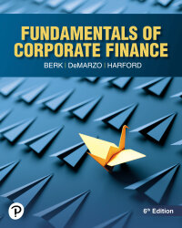 Cover image: Fundamentals of Corporate Finance 6th edition 9780137852581