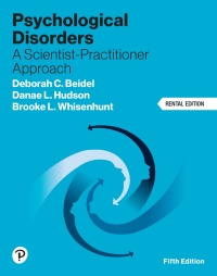Cover image: Psychological Disorders 5th edition 9780135196021